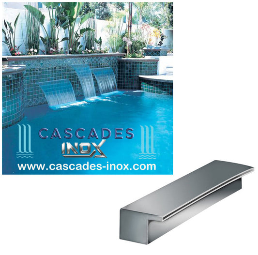 Lame d'eau à encastrer inox Largeur 30cm ou 50cm