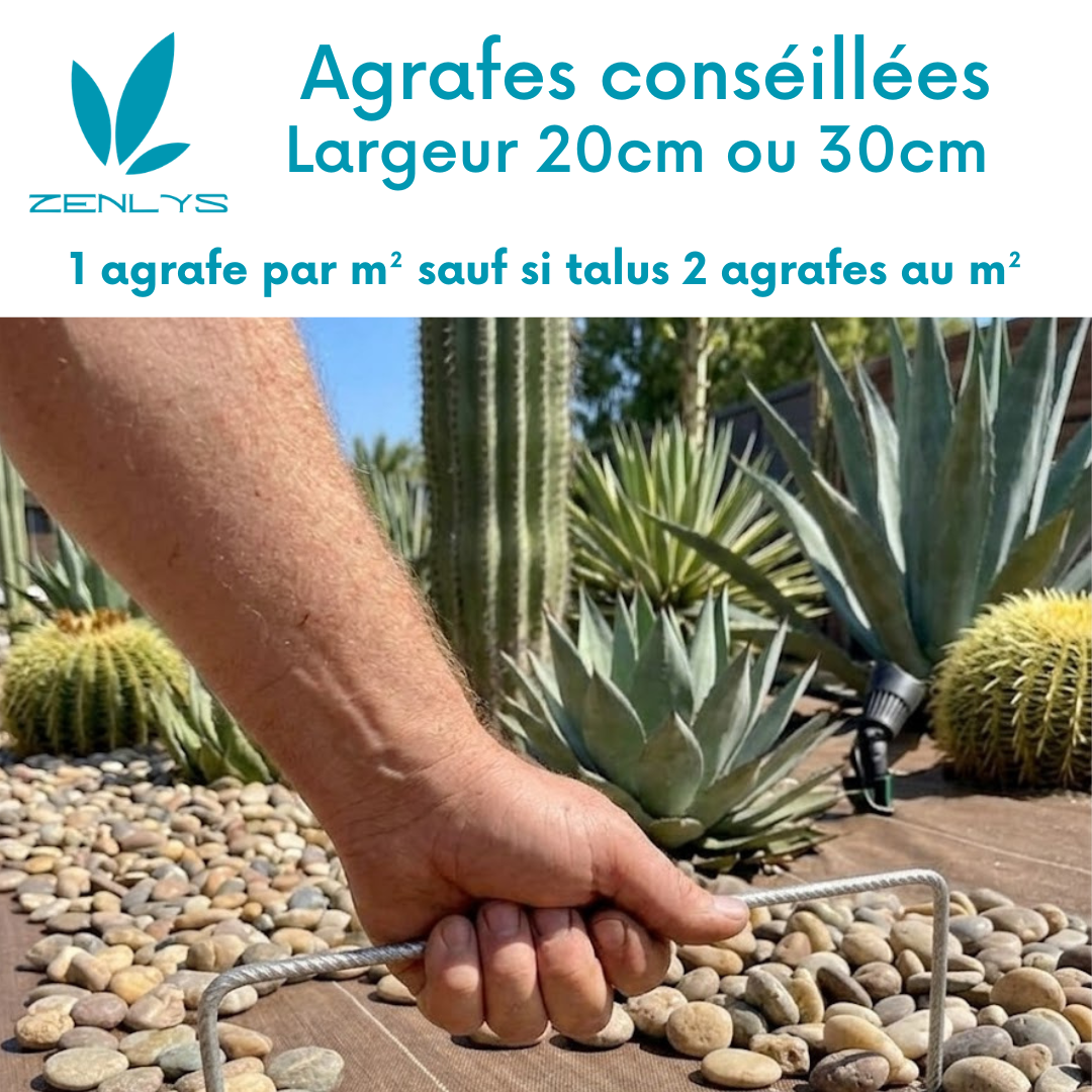 Agrafes pour Toile de paillage (Lots de 10 ,20, 30, 50, 100 ou 200)