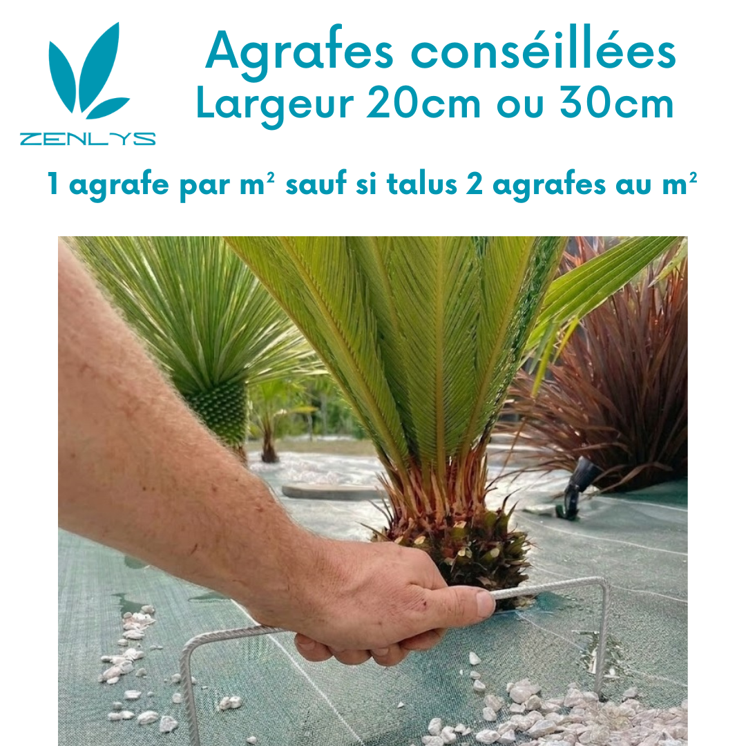 Agrafes pour Toile de paillage (Lots de 10 ,20, 30, 50, 100 ou 200)