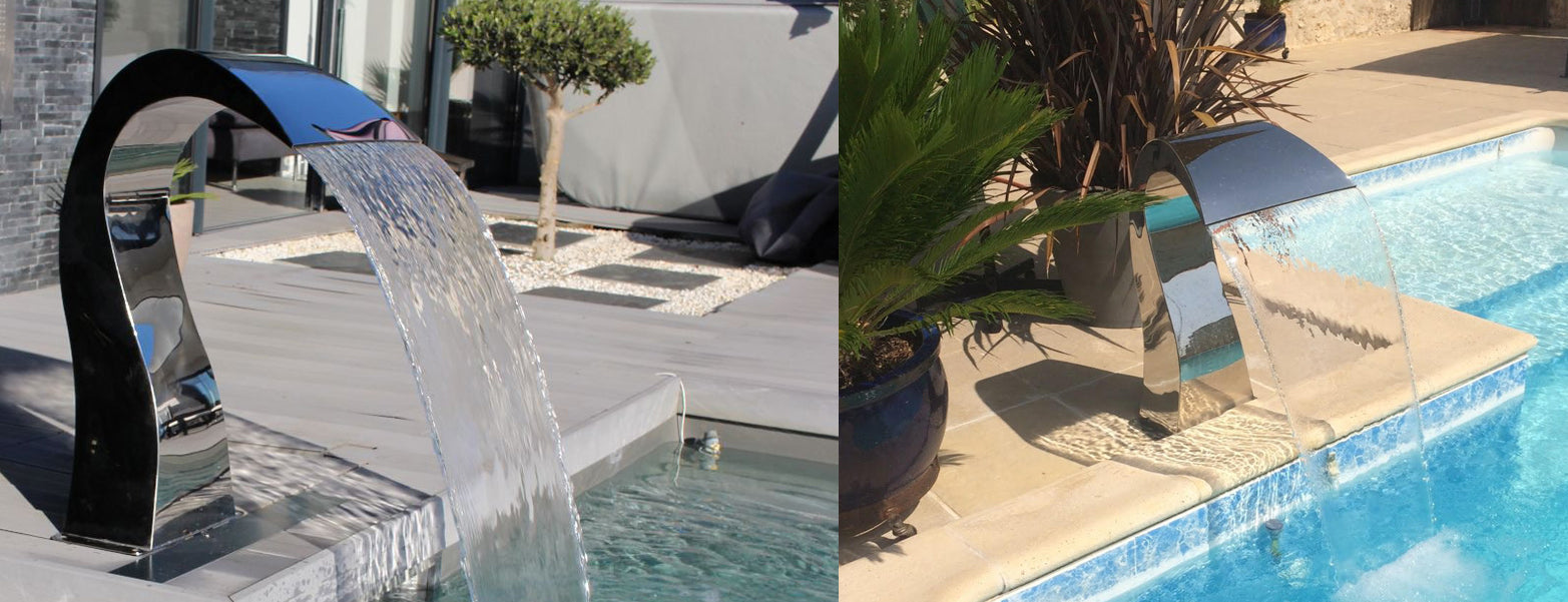 Vente de Cascades Inox pour piscine – Cascades INOX