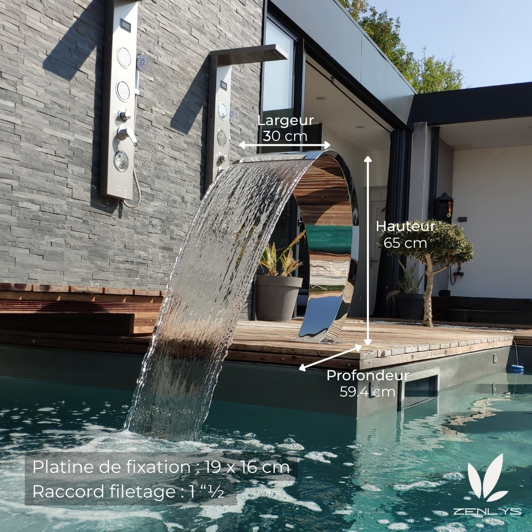 Cascade Cobra Hauteur 65cm