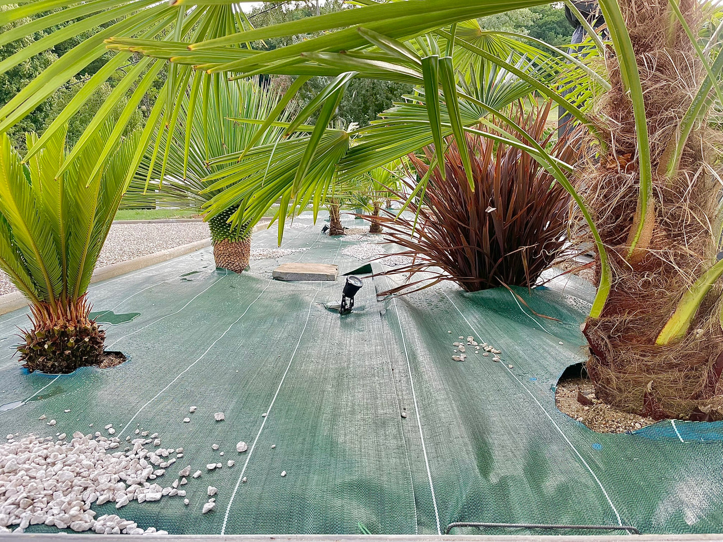 Toile de paillage Verte 130g/m² / Largeur 5,15m / Longueur : 5m, 10m, 15m, 20m, 25m ou 40m