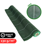 Toile de paillage Verte 130g/m² / Largeur 3,30m / Longueur : 5m, 10m, 15m, 20m, 25m ou 50m