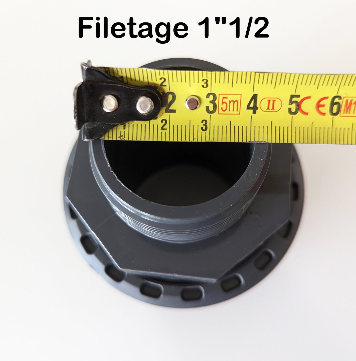 Union filetée 3pièces 32mm, 50mm ou 63mm à visser et coller vers 1", 1"1/2 ou 2"