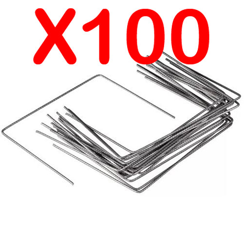 Lot de 100 Agrafes pour Toile de paillage