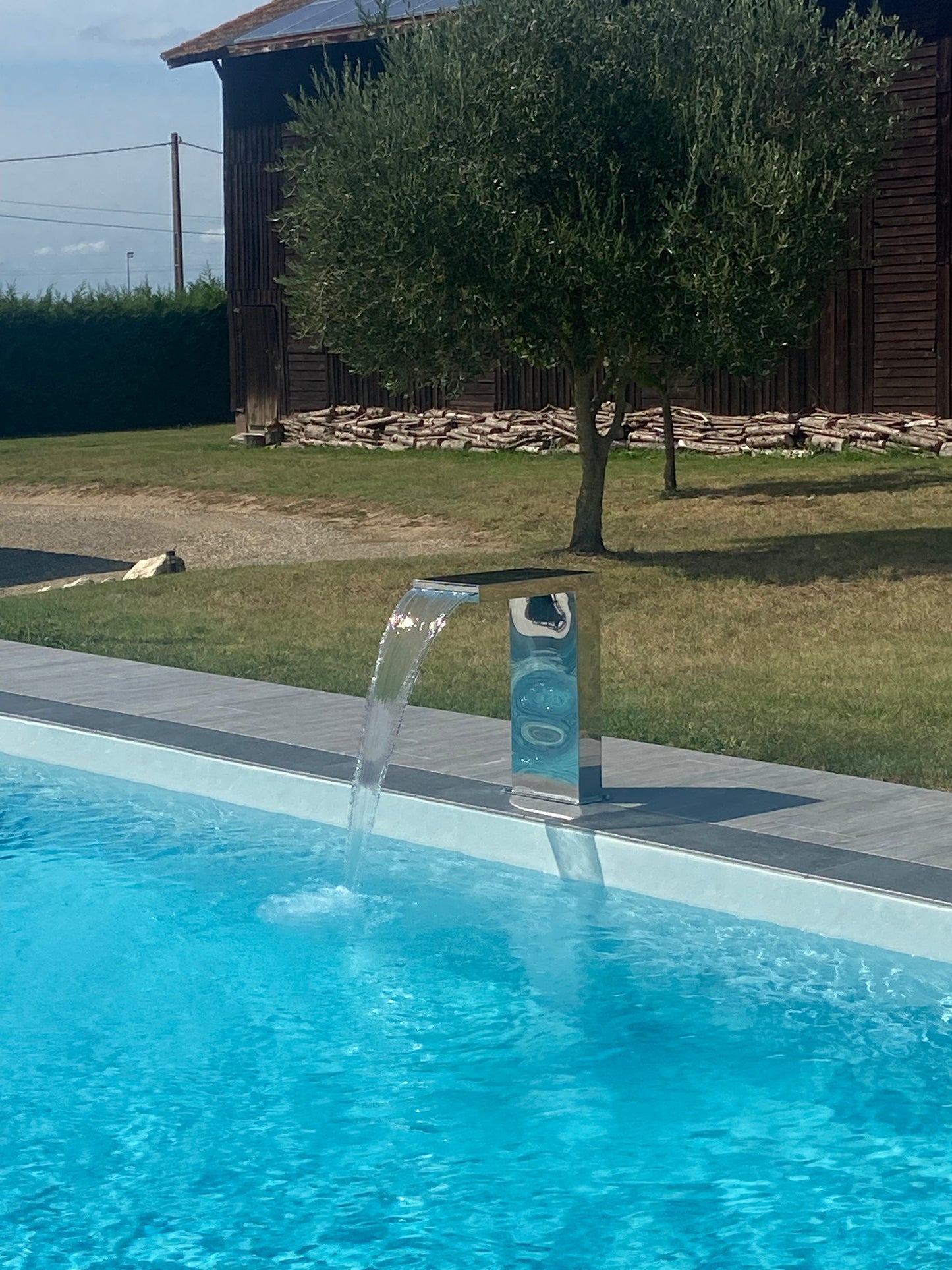 Cascade Demi-Cube lame d'eau