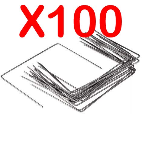 Lot de 100 Agrafes pour Toile de paillage