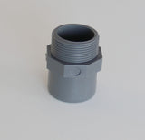 Embout Fileté / Partie à coller 40mm, 50mm ou 63mm vers filetage 1"1/2 ou 2"