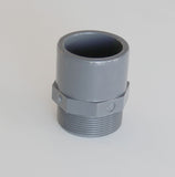 Embout Fileté / Partie à coller 40mm, 50mm ou 63mm vers filetage 1"1/2 ou 2"
