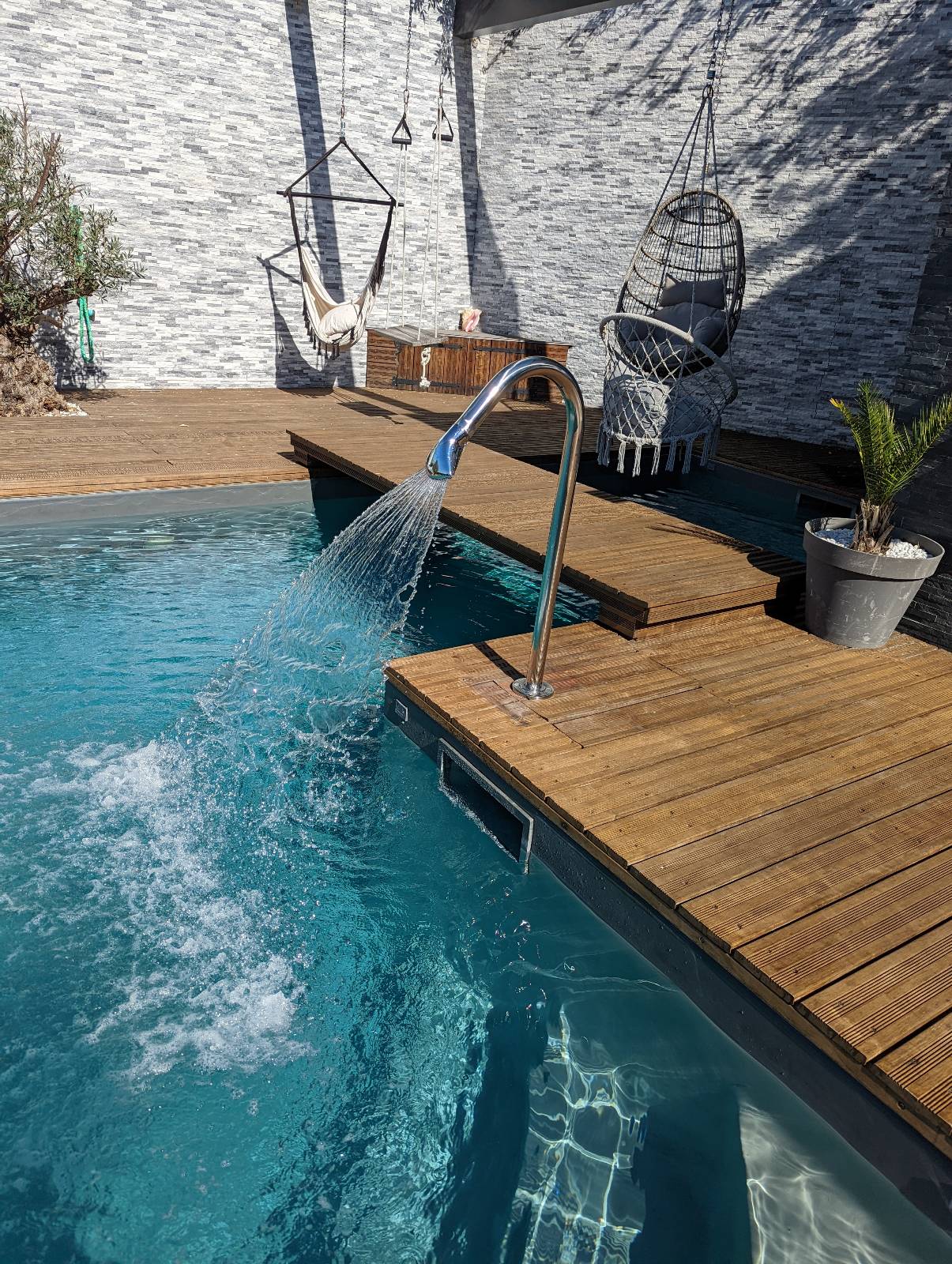 Canon Jet d'eau seul Hauteur 1m (embouts en options)