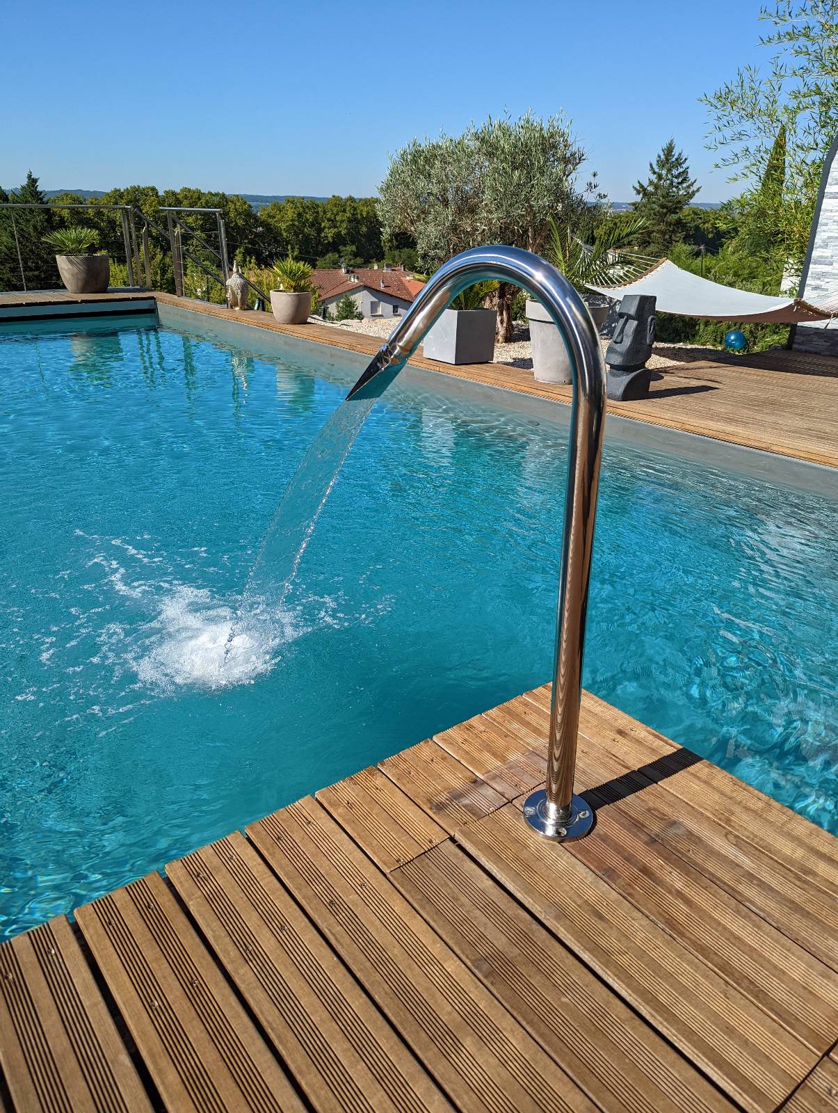 Canon Jet d'eau seul Hauteur 1m (embouts en options)