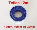 Téflon 12m / 12mm, 19mm ou 25mm