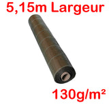 Toile de paillage Marron 130g/m² / Largeur 5,15m / Longueur : 5m, 10m, 15m, 20m, 25m ou 40m
