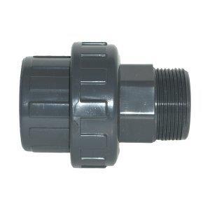 Union filetée 3pièces 32mm, 50mm ou 63mm à visser et coller vers 1", 1"1/2 ou 2"