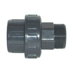 Union filetée 3pièces 32mm, 50mm ou 63mm à visser et coller vers 1", 1"1/2 ou 2"