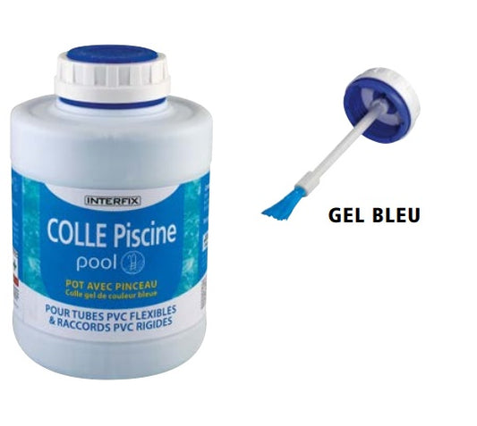 Colle INTERFIX GEL BLEU POT avec pinceau 250ml