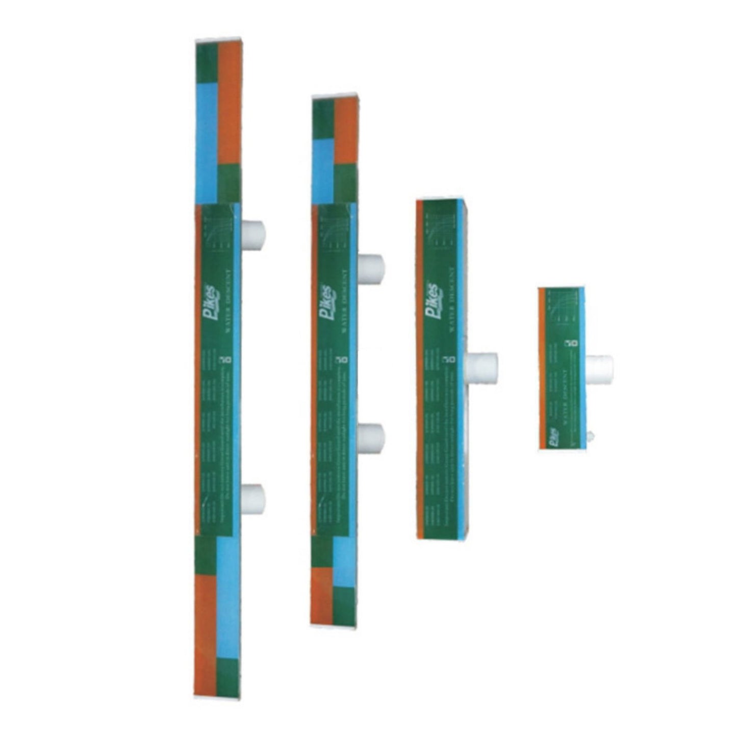 Lame d'eau acrylique encastrée 2,5cm débord / Largeurs 120cm,90cm,60cm ou 30cm / avec ou sans led